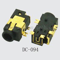  SMT DC-094 3,2*1,0mm 5pin  10,1*6 Gold
