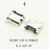  DIP 4 USB micro B-5S3 6,4 5pin