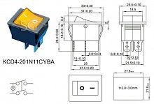  KCD4-201N11CYBA ON-OFF 4pin=KCD2-201/N