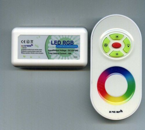 RF touch LED Controller RGB G2.4  GH-W  - komlark.ru