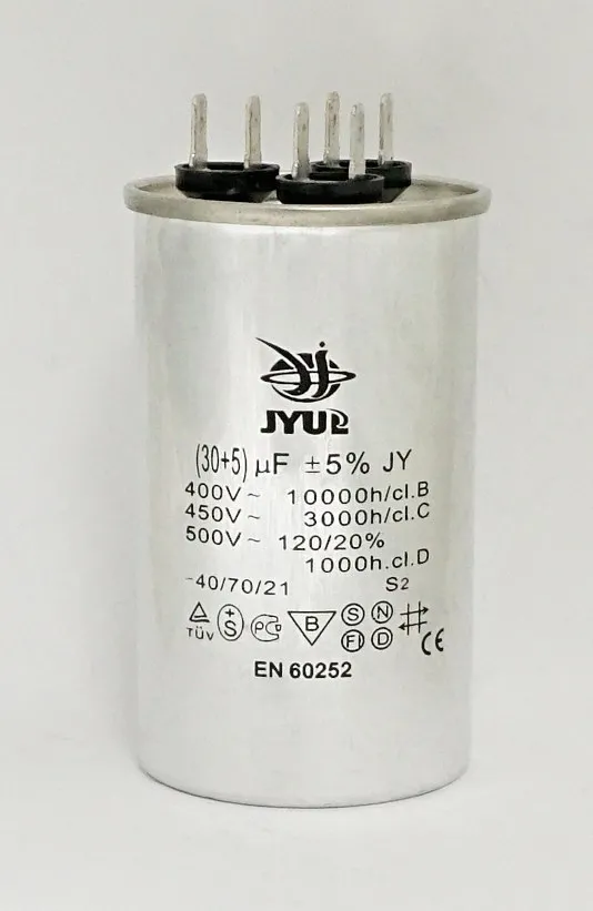 CBB-65 (30+5) µf 450 VAC (50*85 mm)
