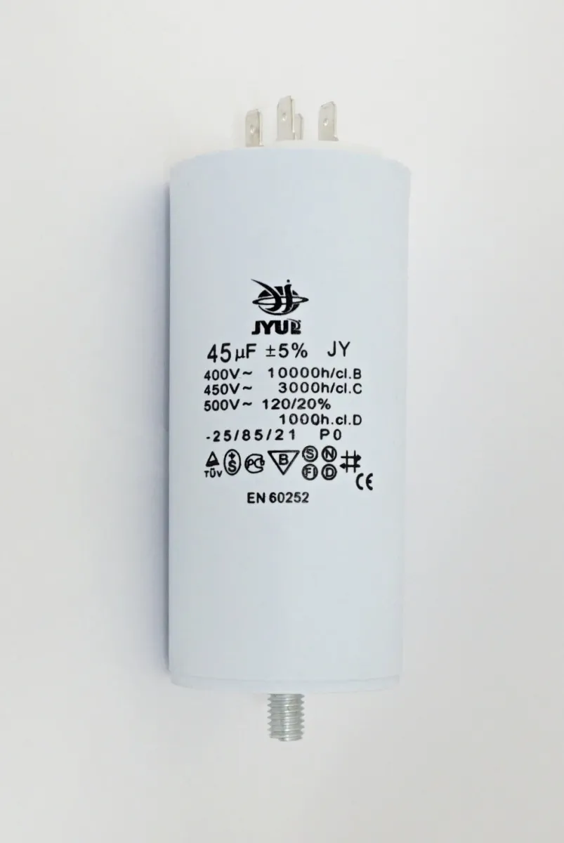 CBB-60M 45 mk µF 450 VAC (±5%)  Болт+ Клеммы 50*106 mm