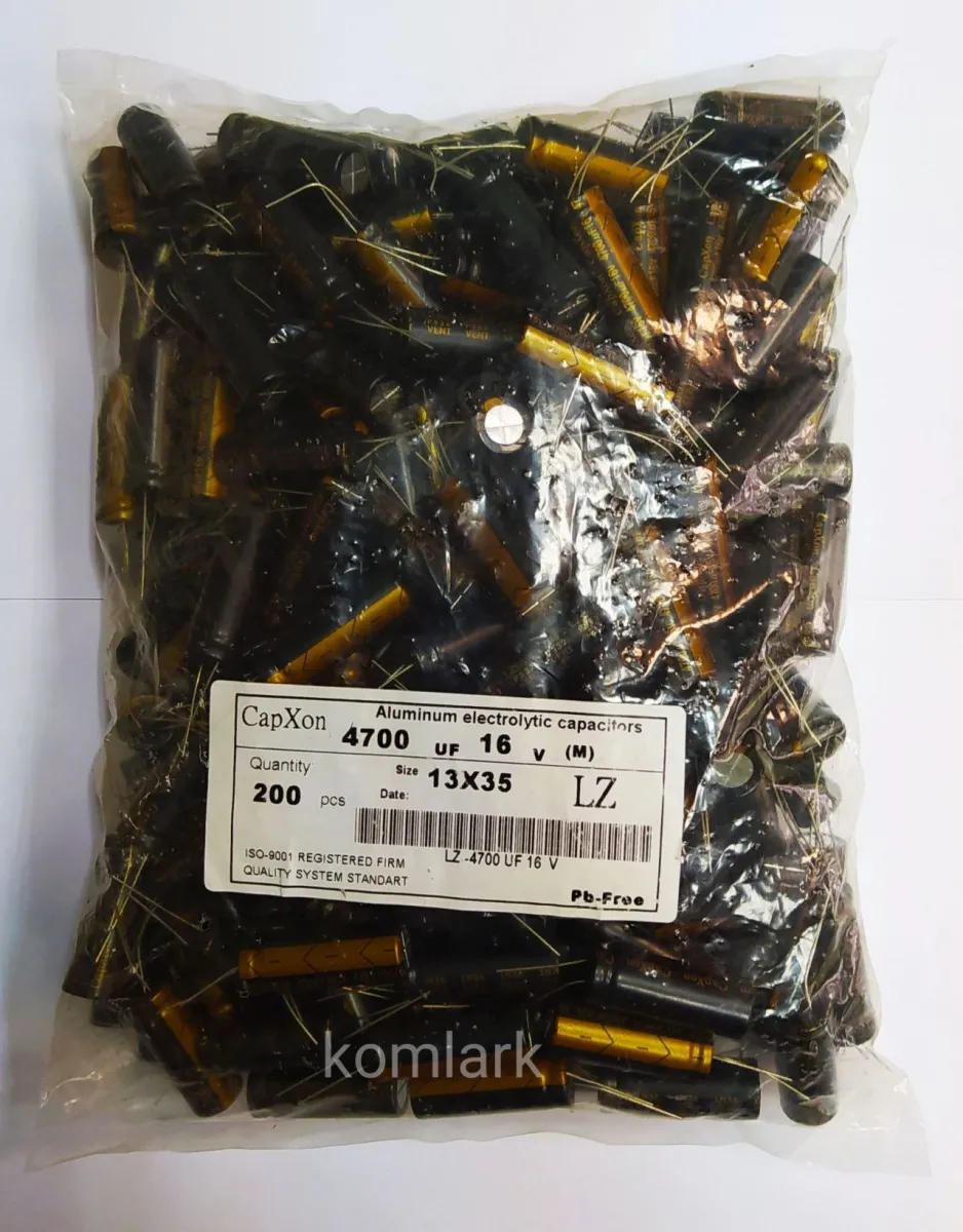 4700 µF 16V 13x35 LZ 200 шт