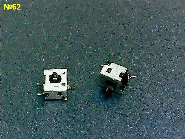Микрокнопка д/видеок №62 3*3 мм ручка=1,5 мм 4 pin SMD