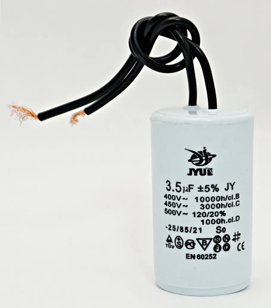CBB-60 3 µF 450VAC (28x54) 50Hz гибкие выводы