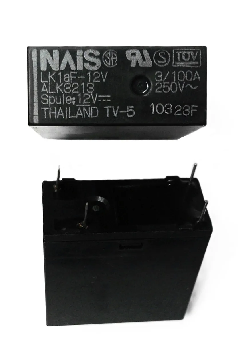 Реле 12V ALK3213 (12V, 3A, один контакт на замыкание)