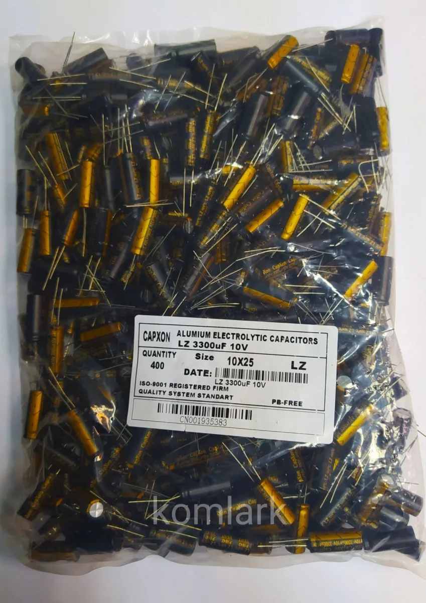 3300 µF 10V 10x25 LZ 400 шт