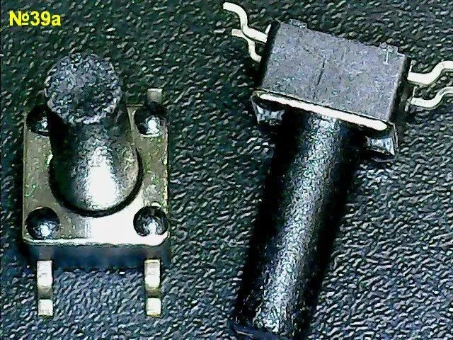 Микрокнопка №39a 6*6мм ручка=9мм 4pin SMD