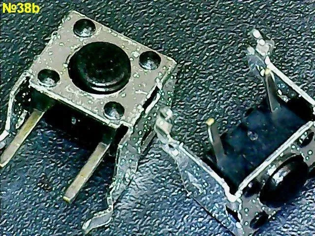 Микрокнопка угловая №38b 6*6 мм ручка=0,5 мм 2 pin