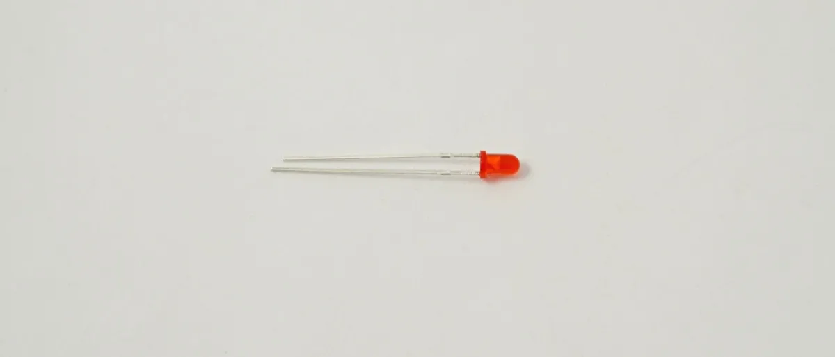 Светодиод 3mm. FYL-3014 HD(красн, матовый)3mcd  