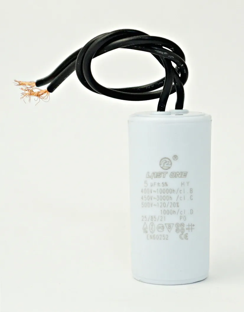 CBB-60 5 µF 450VAC (24x50) 5% гибкие выводы