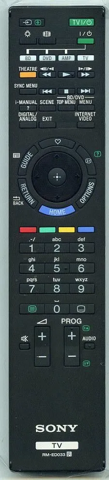 Пульт ДУ Sony RM-ED033