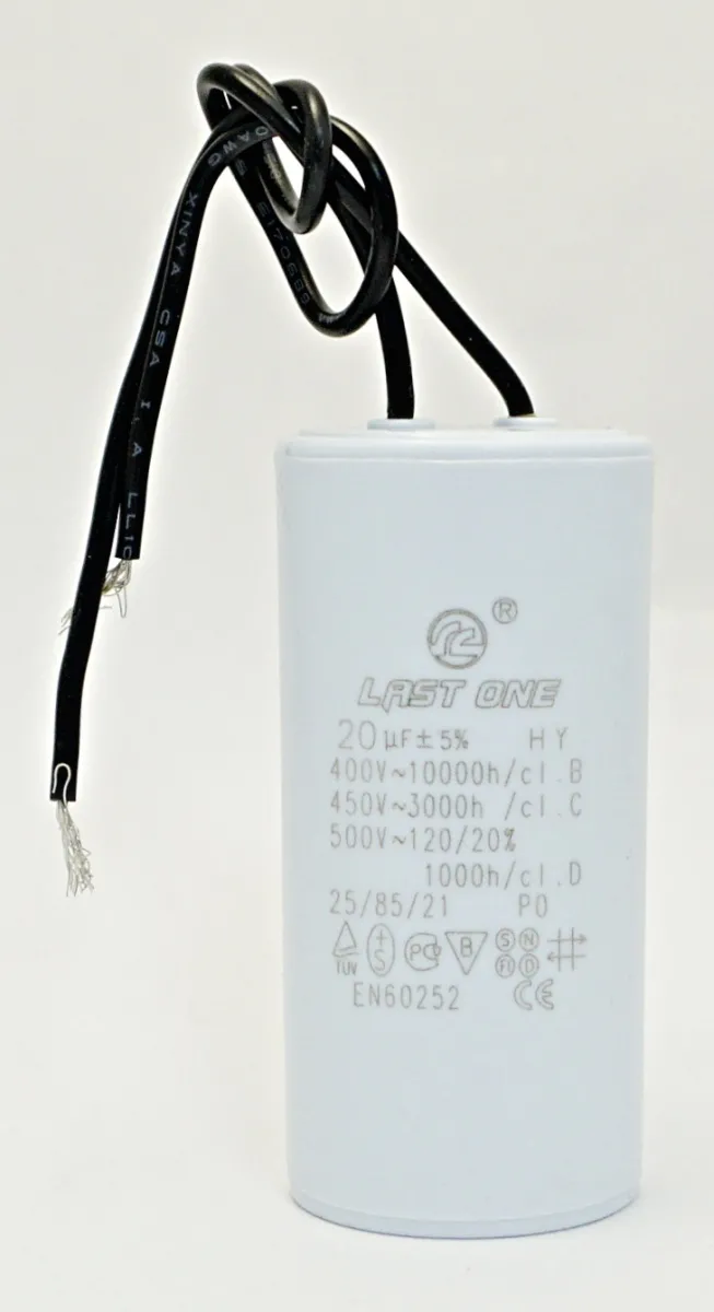 CBB-60 20 µF 450VAC (34x72) 5% с гибкими выводами