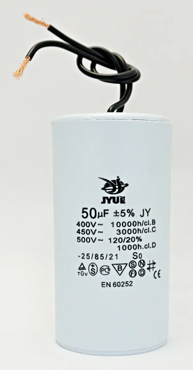 CBB-60 50 µF 450VAC 49*95 50Hz гибкие выводы