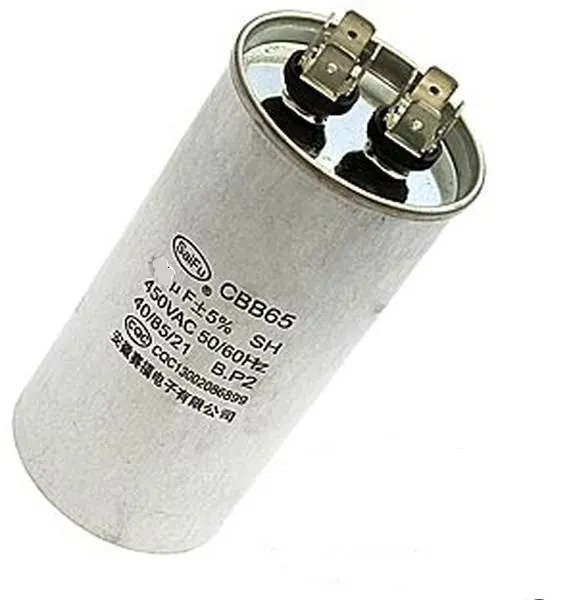 CBB-65 40 µF 450VAC (45x90) 5% с 4-ными клеммами в алюм