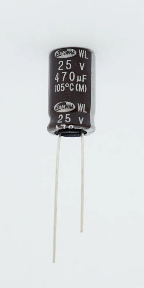 470 µF 25V 10x16 WL SAMWHA