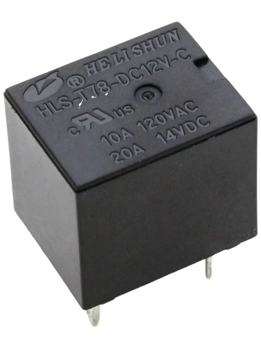 Реле 12V HLS-T78 ток-10A/120V