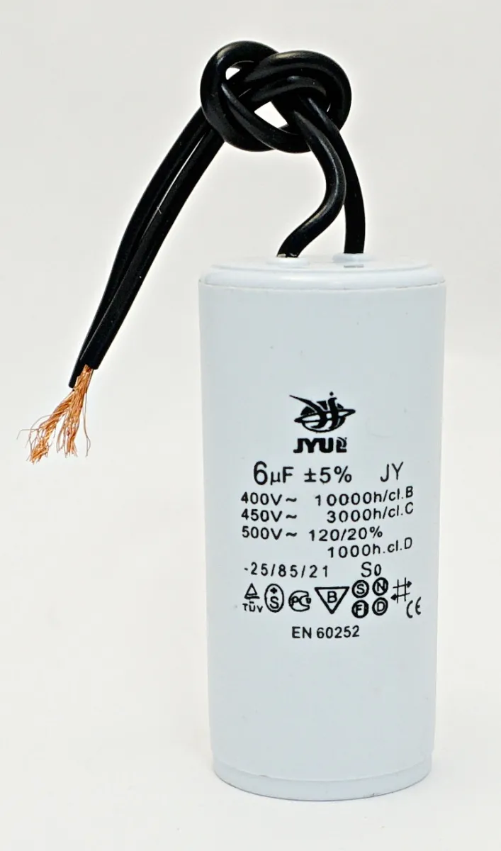 CBB-60 6 µF 450 VAC 28x65 50Hz