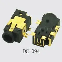 Разъем SMT DC-094 3,2*1,0mm 5pin разм 10,1*6 Gold