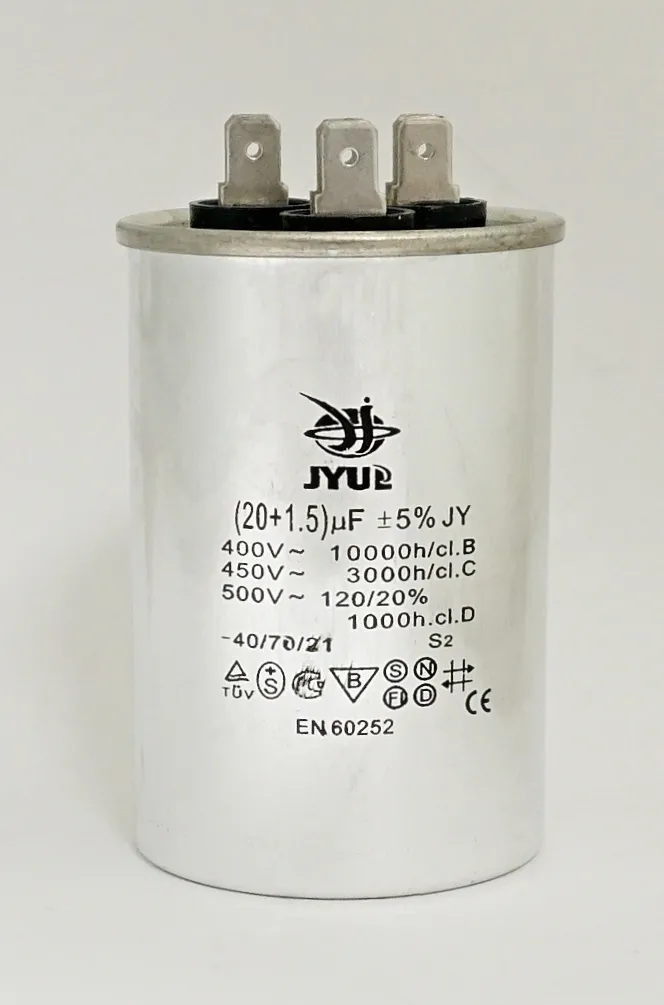 CBB-65 (20+1,5) µf 450 VAC (50*75 mm)