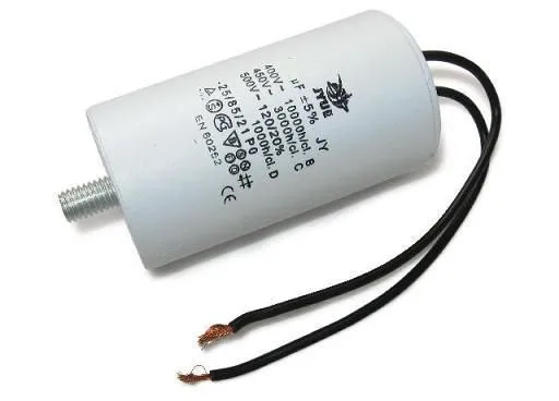 CBB-60L 3,5 µF 450VAC (25x57) 5% Болт+гибкие выводы