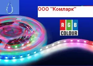 Светодиодная Лента ц. RGB 30 LED 5050  IP65 12v 5м burette