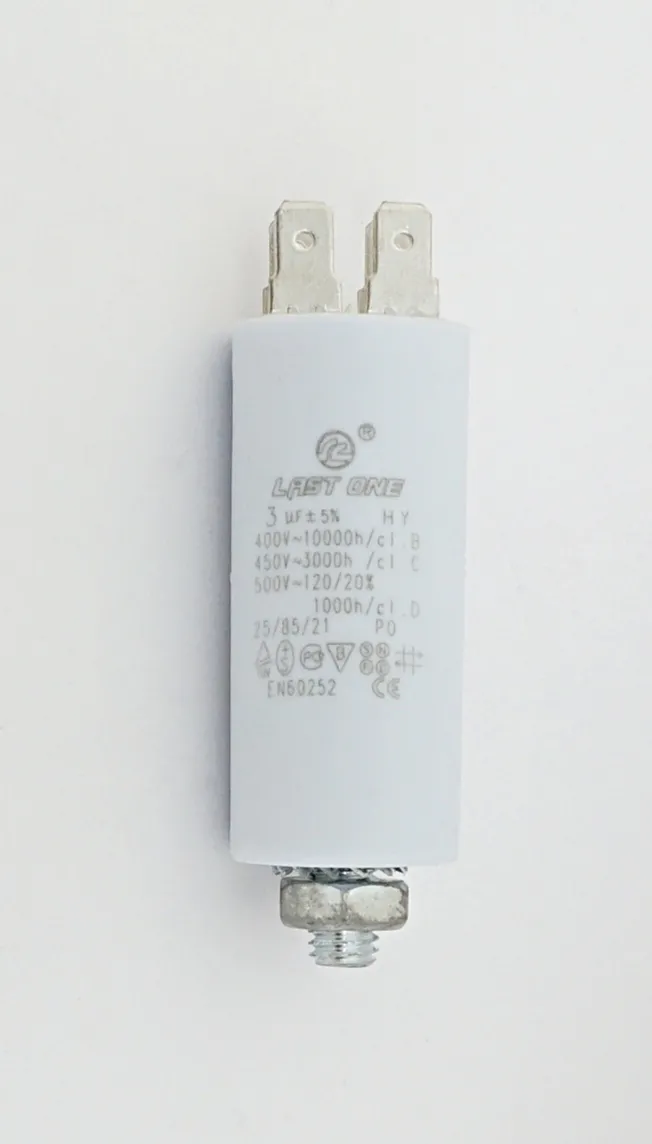 CBB-60M 3 µF 450VAC (27х57) 5% Болт+Клеммы