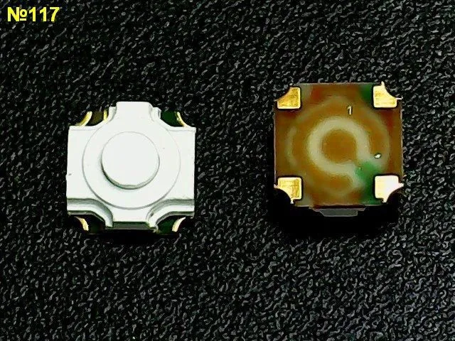 Микрокнопка №117 5*5 мм ручка=0,5 мм 4pin SMD