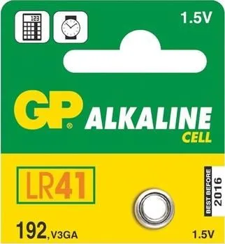 Батарейка GP 192F-2C10 (LR41)