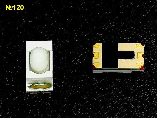 Микрокнопка №120 6*3 мм ручка=0,5 мм 5 pin SMD