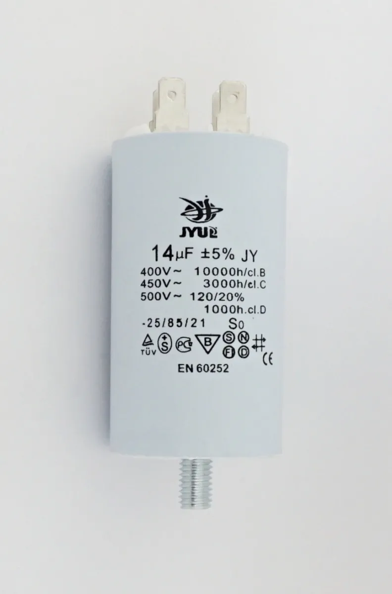 CBB-60M 14 µF 450 VAC (±5%)  Болт+ Клеммы 40*70 mm