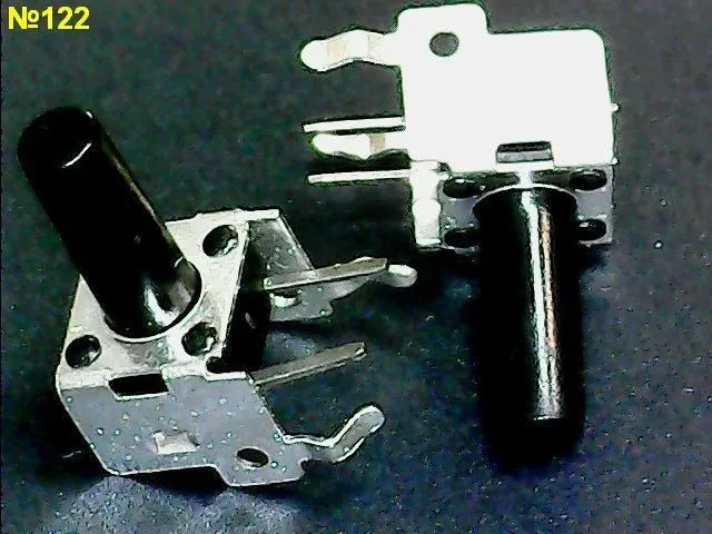 Микрокнопка угловая №122 6*6мм ручка=9мм, 2pin