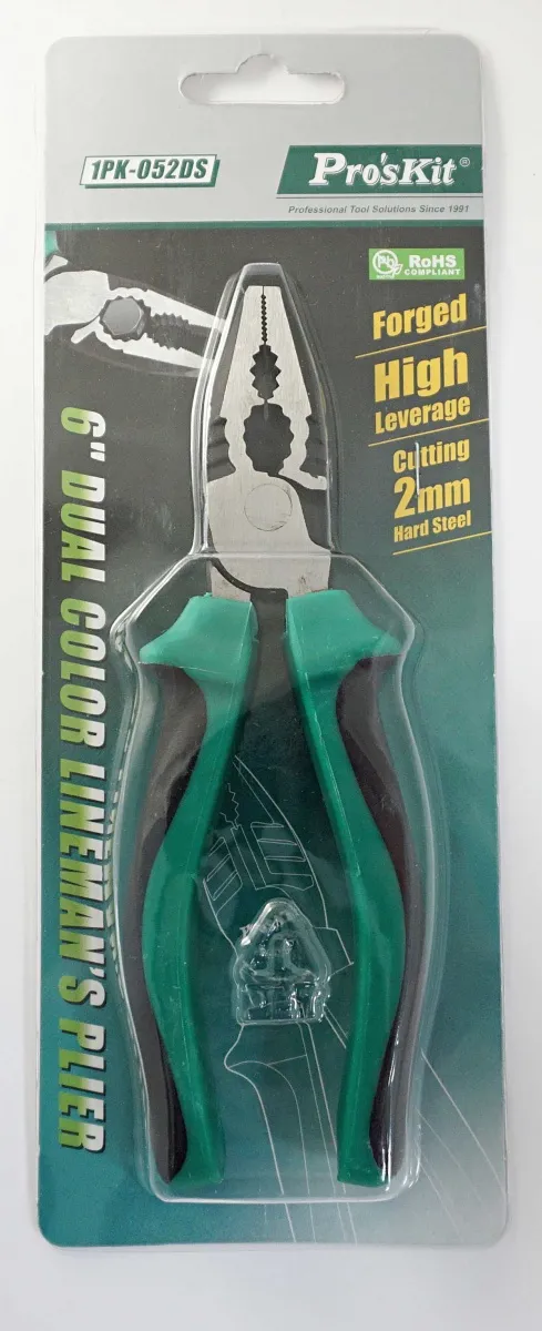 Плоскогубцы 1PK-052DS (165мм)