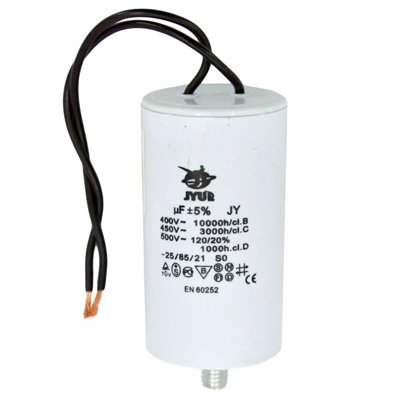 CBB-60L 18 µF 450VAC (36x70) 5% Болт + гибкие выводы