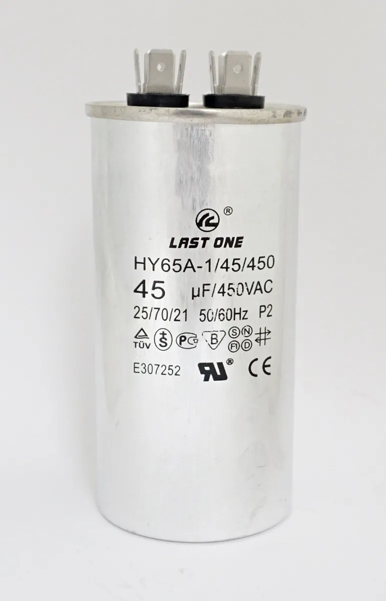 CBB-65 45 µF 450VAC (50x100) 5% с 4-ными клеммами в алюм