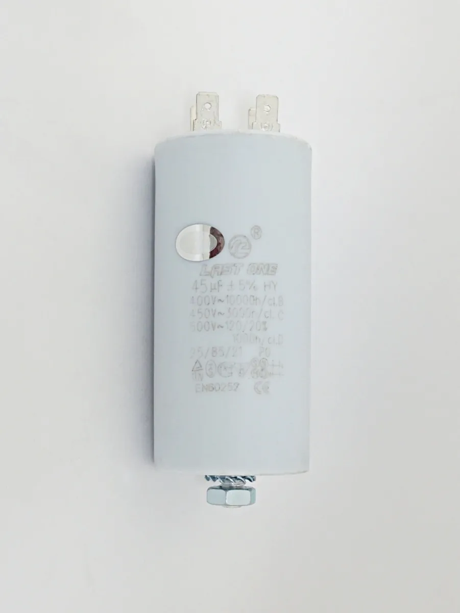 CBB-60M 45 mk µF 450 VAC (±5%)  Болт+ Клеммы 45*92 mm