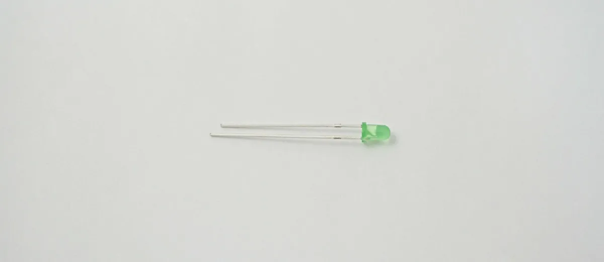 Светодиод 3mm. FYL-3014 GD(зелён, матовый)15mcd  