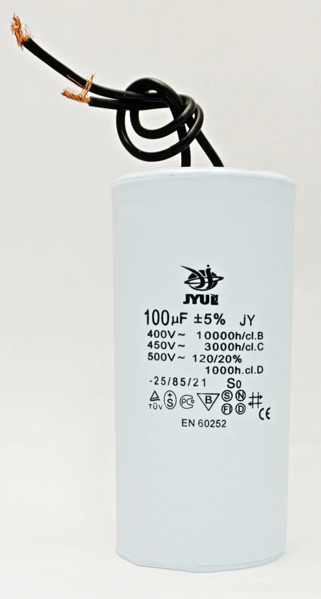 CBB-60 100 µF 450VAC 60x124 50H гибкие выводы