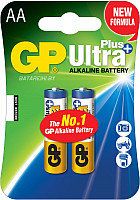 Батарейка АА GP15AUP-CR2 Ultra+, упак 2шт