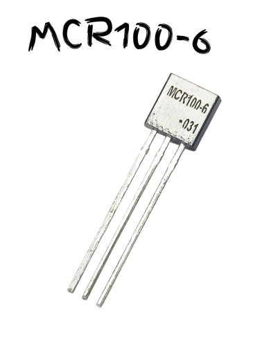 MCR100-6 фото, изображение, тип корпуса TO-92-3 MCR100-6 от интернет-магазина komlark.ru