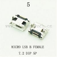 Разъем DIP фото5 USB micro B female 7,2 5pin