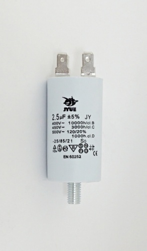 CBB-60M 2,5 �F 450 VAC (�5%) (30*56)  ����+ ������ �� ��������-�������� komlark.ru