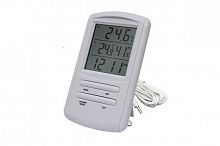 Термометр TM898 комнатно-уличный + влажность и часы