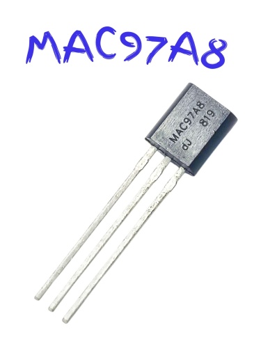MAC97A8 фото, изображение, тип корпуса TO-92-3 MAC97A8 от интернет-магазина komlark.ru
