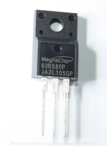 MMF60R580P фото, изображение, тип корпуса TO-220F-3 фото 2 MMF60R580P от интернет-магазина komlark.ru фото 2