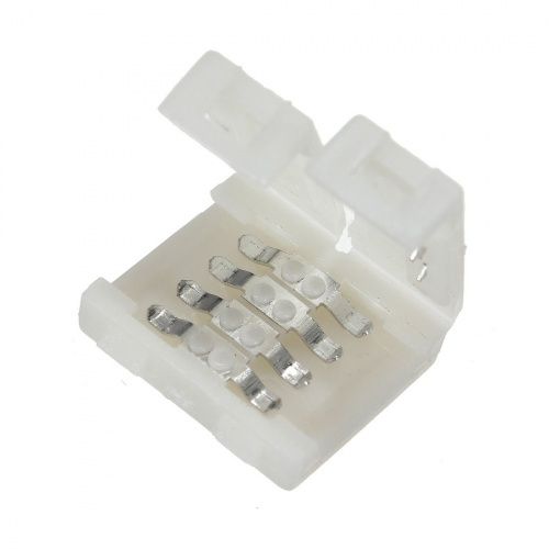 Led connector 8mm wight,for RGB strip 4pin  - komlark.ru