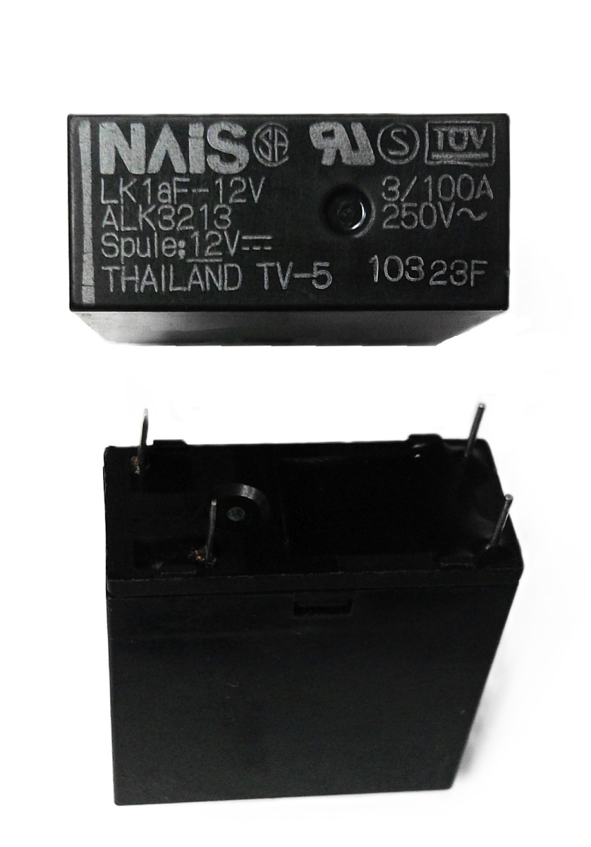 Реле 12V ALK3213 (12V, 3A, один контакт на замыкание)
