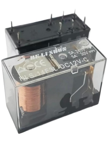 Реле 12V HLS-14F3L ток-5A, К2c фото, изображение Реле 12V HLS-14F3L ток-5A, К2c от интернет-магазина komlark.ru