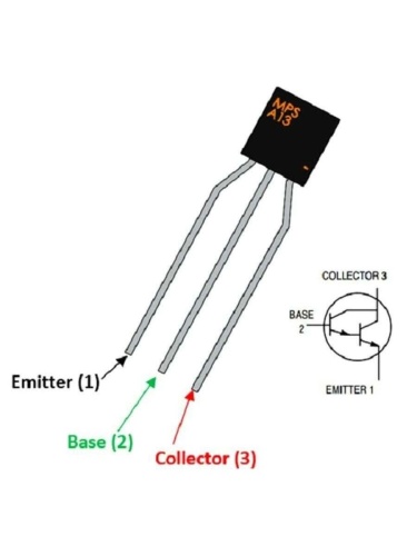 MPSA13 фото, изображение, тип корпуса TO-92-3 MPSA13 от интернет-магазина komlark.ru