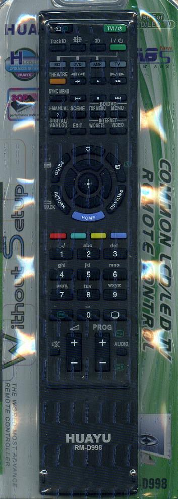 Пульт ДУ универс. для Sony RM-D998